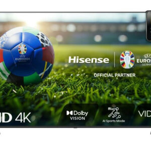 Hisense 43E6NT Televisor 109,2 cm (43) 4K Ultra HD Smart TV Wifi Negro 200 cd  m²