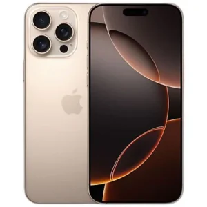 Apple iPhone 16 Pro Max, Titanio Desierto, 256 GB, 5G, 6.9 " OLED Super Retina XDR, Chip A18 Pro, iOS