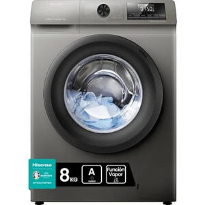 Hisense lavadora WFQP8014EVMT 8kg 1400 Inox a