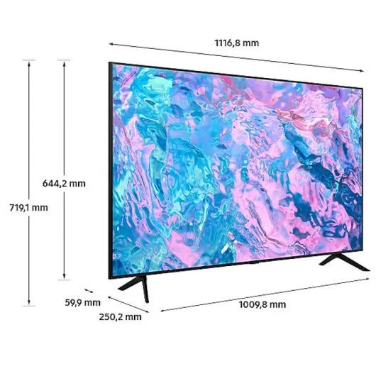 TV Samsung UE50CU7192UXXH 50 LED Crystal UltraHD 4K HDR10+ - Imagen 3