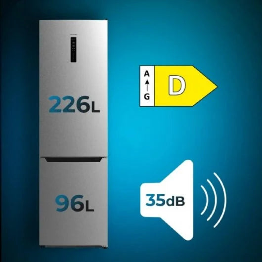 Cecotec Bolero CoolMarket Combi 322 Inox D Frigorífico Combi - Imagen 5